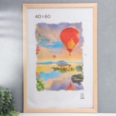 Photo frame wood 40x60 cm (2500) (plastic screen)