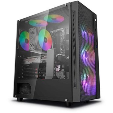 The DEEPCOOL MATREXX 55 MesH Add-RGB 4F case without BP ATX 4x120mm 2xusb2.0 1xusb3.0 Audio 10044-3