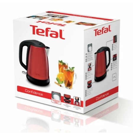 Electric kettle Tefal Ki270530, metal, 1.7 l, 2400 watts, red-6