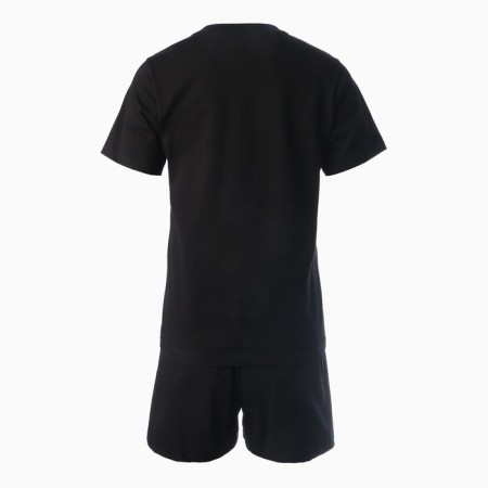 Homemade set (T -shirt, shorts), black color/dragon, size 52-4