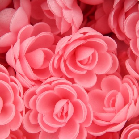 Wafel roses are small complex 80 pcs, pink-1