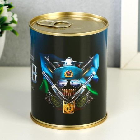 Socks in the bank "Airborne Forces" (male, black color)-1