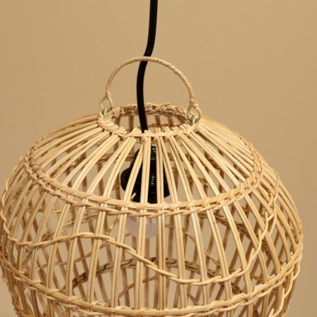 Ceiling Lamp from Rotan "Jonathan", 1 × 120 W, E27, 30 × 30 × 50 cm-3