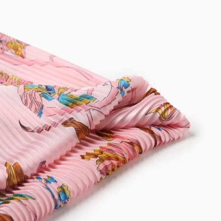 Platen women's scarf minku, 70*70, central pink-1