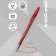 Gel pen Erichkrause R-301 Original Gel, red ink, node 0.5 mm, letter line 600 meters