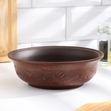 Deep plate 0.7 l, 6x18x18 cm, bindweed