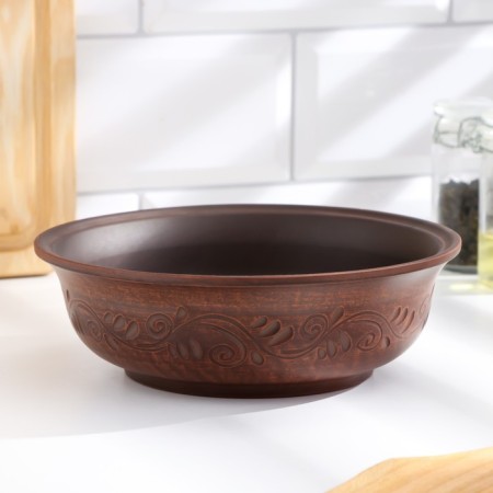 Deep plate 0.7 l, 6x18x18 cm, bindweed
