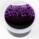 Slime "Glass", Smask with balls, purple, 90 g
