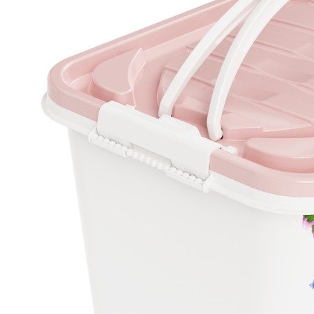 Container for storing things rectangular "Princess", 15 l, with a lid-1