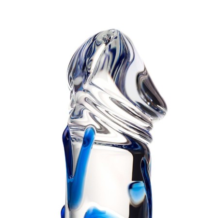 Unrealistic phallimitator Sexus Glass, transparent, 17 cm-4
