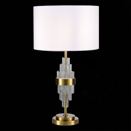 ST LUCE bedside lamp. SL1002.304.01. Onzo. 1x40 watts, E27, 36x36x65 cm, brass color-3