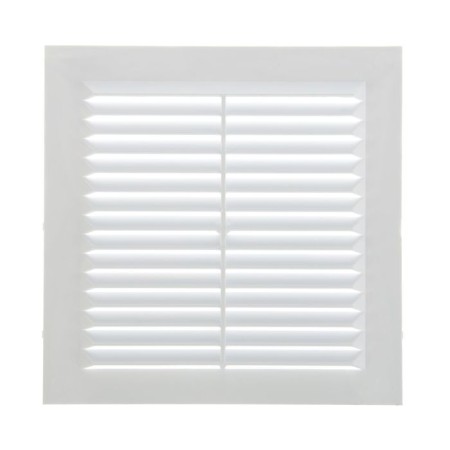 Ventilation grate TDM SQ1807-0086, 150 x 150 mm, inexhaustible, with a mosquito net, white