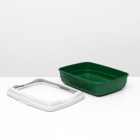 The tray is large with the side of Atlantis "Standard", 43 x 33 x 12.5 cm, green,-3