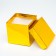 Self -charged gold box 10x10x10 cm