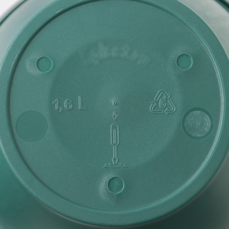 Pot for flowers with a pallet "Antik", 1.6 l, d = 17 cm, color malachite-4