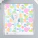 Scrapbooking paper bilateral "snake and bright circles" density 180 g 15.5x17 cm