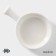Porcelain cocoa Magistro "Blanche", 20.3 × 14.4 × 4.6 cm, white color