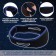 Textile mask against snoring, elastic, on Velcro, cardboard box, black/blue color