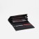 Women's wallet on magnets, black color