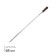 Shampoo with a wooden lacquered handle, 68x1.2x0.25 cm