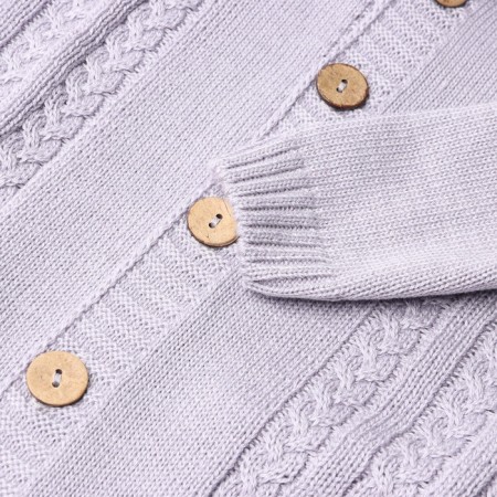 Combine Knitted Minaku, height 74-80, gray-blue color-5