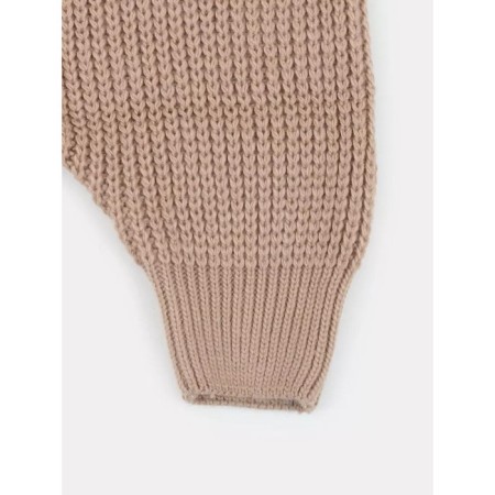 Knit Knitted Rant KnitWear, height 86 cm, beige color-4