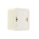 Switch "Kuntsevo" Tim 8033, 10 A, 250 V, 2 keys, ivory color