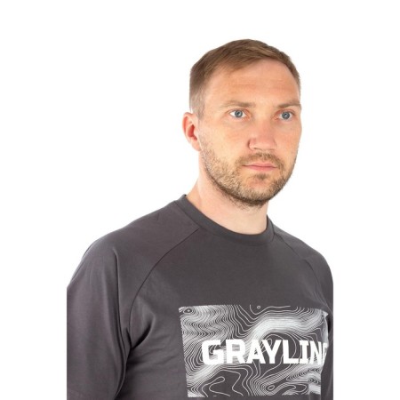 Grayling Riverbad T-shirt, Cotton, Graphite, XL-6