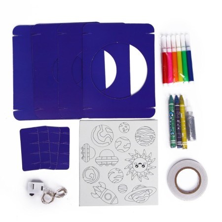 Set for creativity “Cute nightlight. Space"-1