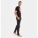 Pajama New Year's male KAFTAN "Chill Bro", black color, size 52