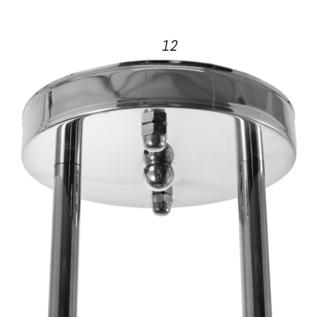 Chandelier 1998/3 E27 60W chrome 47x12x25 cm Bayerlux-3