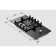 GEFEST 2001, 1 burner, gas, black, black