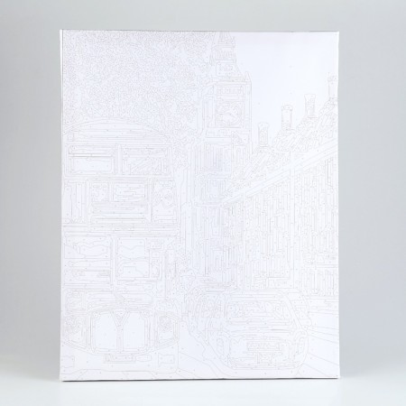Picture on numbers on a canvas with a subframe of London, 40 x 50 cm-2