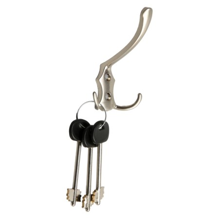 Hook furniture tundra TKT004, three -rod, matte nickel-2
