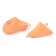 Cargo of a bullet-exentric painted collapsible Yaman 10 pcs., 36 g, orange
