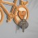 Key of "Bicycle", 21x14 cm, oak color