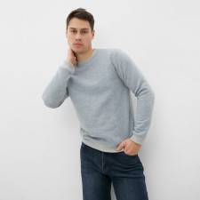 The male sweatshirt was launched, the color is light gray, size 50