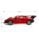 Radio -controlled machine "Shokukar", 1:14, door open, works from batteries, red color