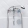 Bath mixer "RMS" SL118-140, two-wound, shower set, zinc, chrome