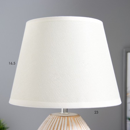 Table lamp 16615/1gy E14 40W white 22x22x35 cm Risalux-4