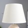 Table lamp 16615/1gy E14 40W white 22x22x35 cm Risalux