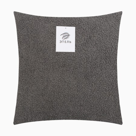 Pillowcase decorative Ethel Bouecle 43x43cm, gray color, polyester-4
