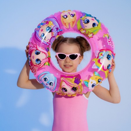 A circle of inflatable for swimming "on the wave", children, d = 55 cm-5