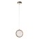 Lamp Bayerlux "Sati" 1xLED 9W gold 15x2x16-200 cm