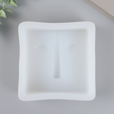 Mold Silicon "Abstraction - square face" 10.4x10.4x3.7 cm-1