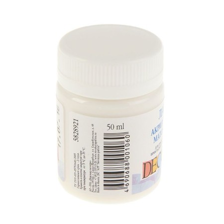 Acrylic matte varnish, water -based 50 ml, ZHK Decola-1