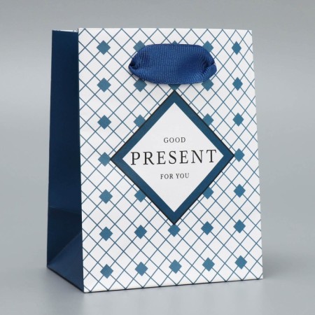 Gift package laminated, packaging, "male", 9 x 12 x 6.5 cm-1