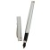 Fright pen Luxor Sleek, Line 0.8 mm, blue ink, Gray metallic housing