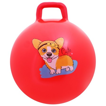 Ballion-jump with a handle Zabiaka, D = 45 cm, 350 g, Mix color-13