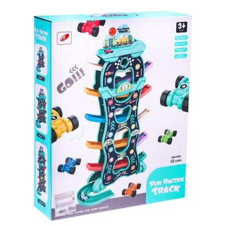 Auto tractor developing "Race on the slope", color mix-11